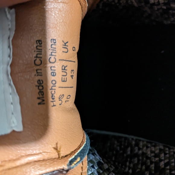 NWOB Madden by Steve Madden Leather Lace up Brown Sneakers Men's 10 - Picture 7 of 7